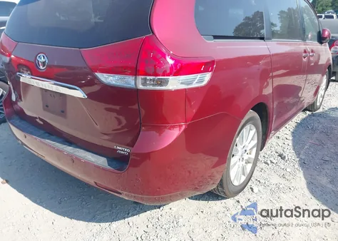 2012 Toyota Sienna Limited 7 Passenger из США, поврежденный, VIN 5TDDK3DC7CS033189